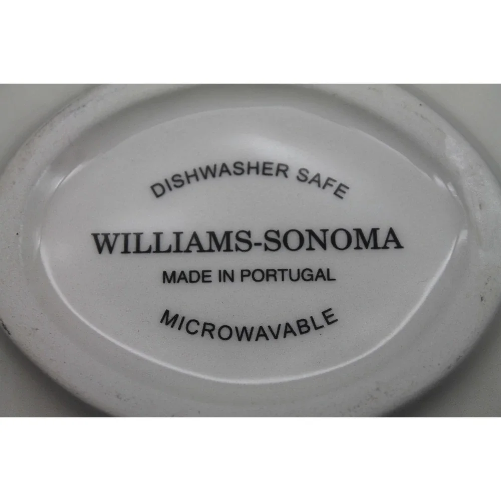 Williams Sonoma Tuscan Villa Plate Set 3 Portugal Hand Painted Style